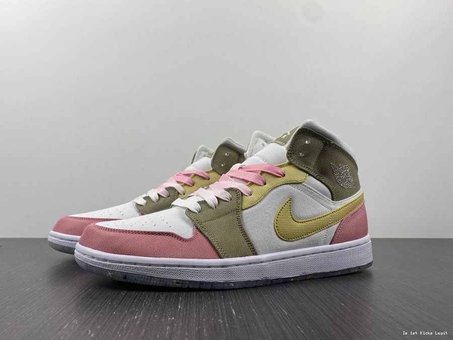 SE Green  (GS) Pastel Grind DJ0338-100 Jordan 1 Vivid Mid 0425